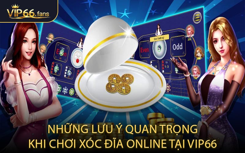 Những lưu ý quan trọng khi chơi xóc đĩa online tại VIP66